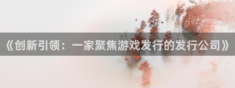 新宝GG电子商务有限公司电话：《创新引领：一家聚焦游戏发行的发行公司》