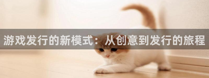 新宝GG官网分红：游戏发行的新模式：从创意到发行的旅程