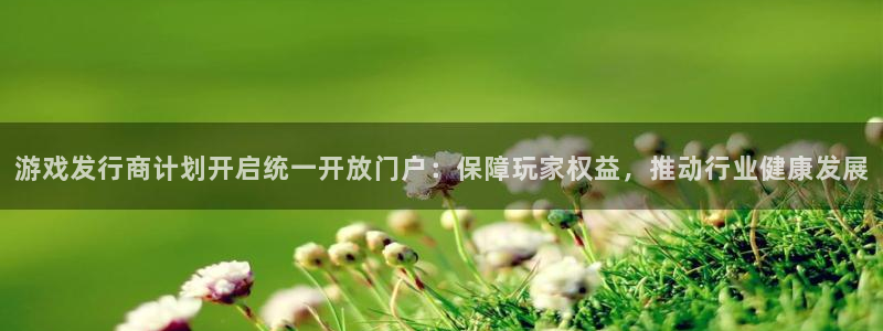 新宝GG子年度最佳图书：游戏发行商计划开启统一开放门户：保障玩家权益，推动行业健康发展